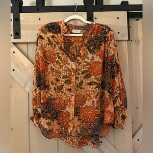 LIKE NEW Dress Forum Autumn Floral Blouse